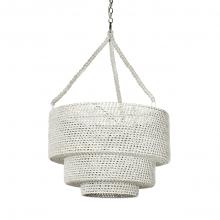  2948-79 - Veranda Woven Pendant Whitewash